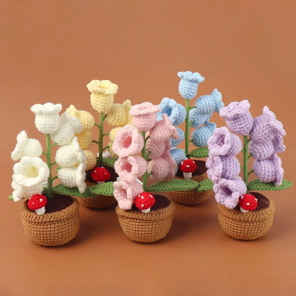 Orion's Hand Woven Flower Crochet Pot
