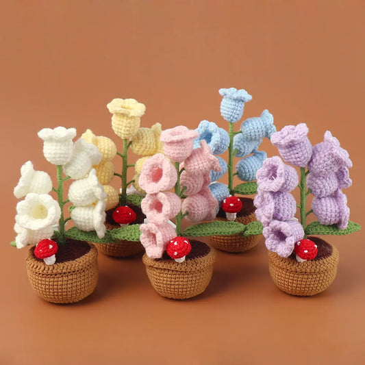 Orion's Hand Woven Flower Crochet Pot