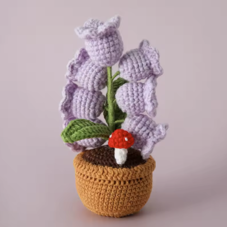 Orion's Hand Woven Flower Crochet Pot