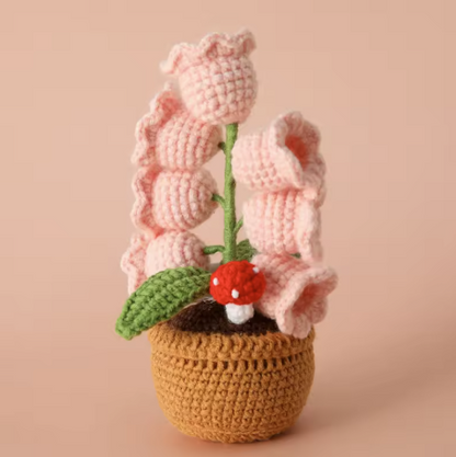 Orion's Hand Woven Flower Crochet Pot