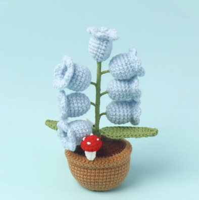 Orion's Hand Woven Flower Crochet Pot